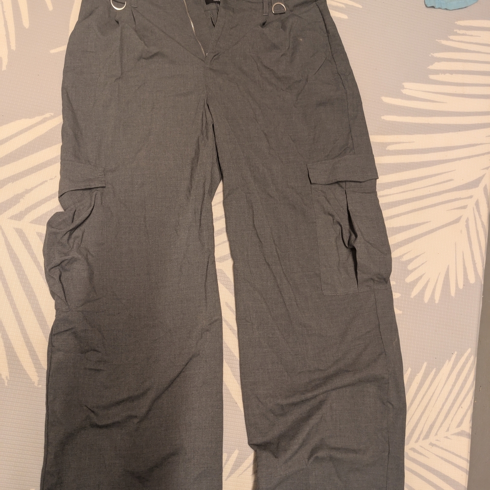 Gray Cargo Pants
